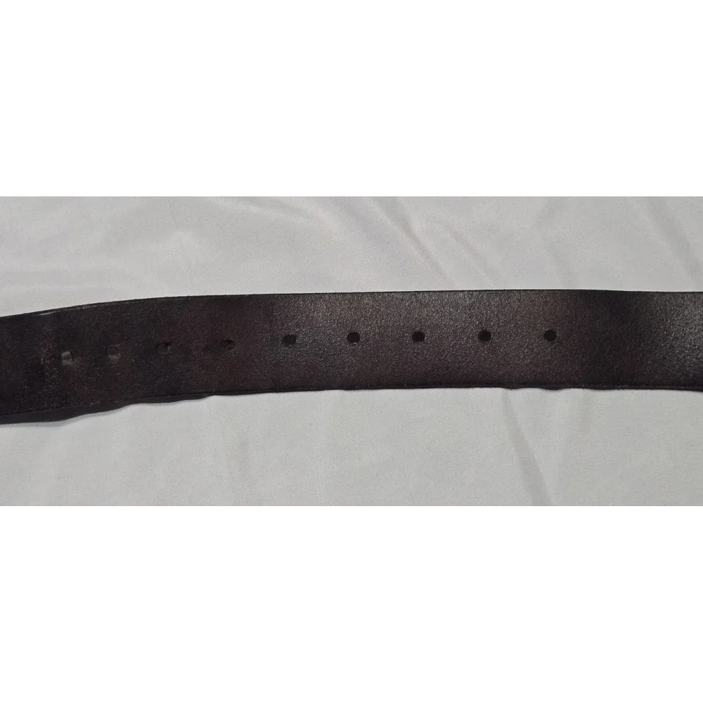 Winchester Gen Leather Soft Dark Brown Belt Size 39 Mens Vtg 1.5